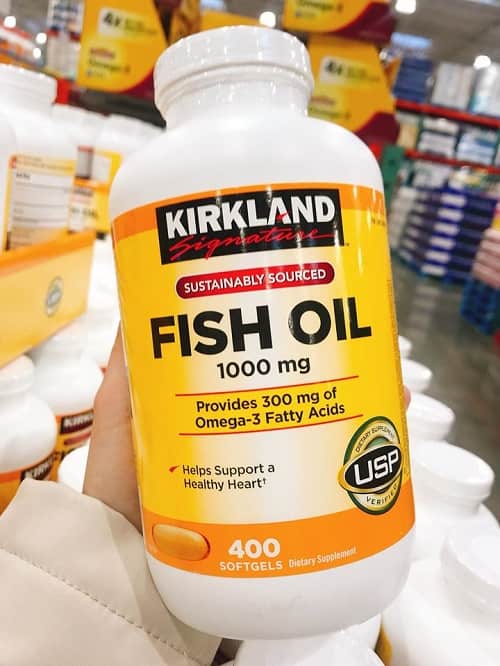 Review viên uống dầu cá Omega 3 Fish Oil 1000mg Kirkland-2