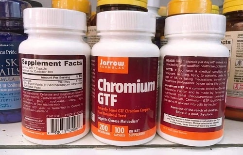 Thuốc tiểu đường Jarrow Formulas Chromium GTF review-1