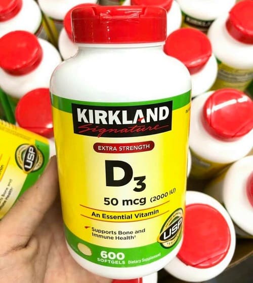 Viên uống Kirkland Vitamin D3 50mcg review-2