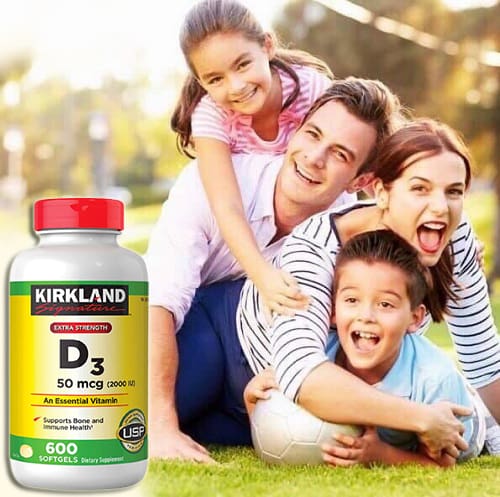 Viên uống Kirkland Vitamin D3 50mcg review-5