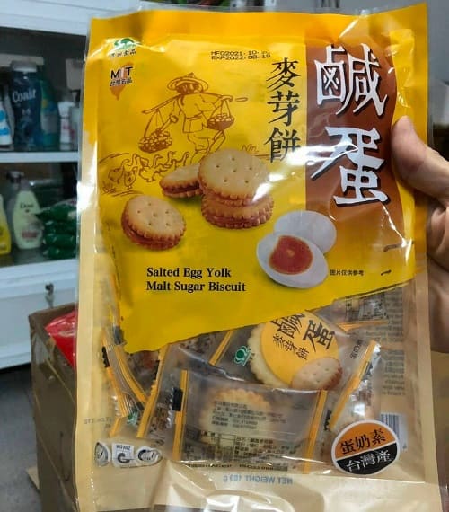 Review bánh quy trứng muối Đài Loan chính hãng-2