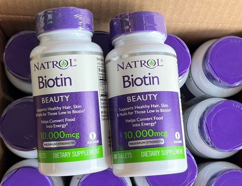 Mọc tóc Natrol Biotin Beauty 10000 mcg review-1