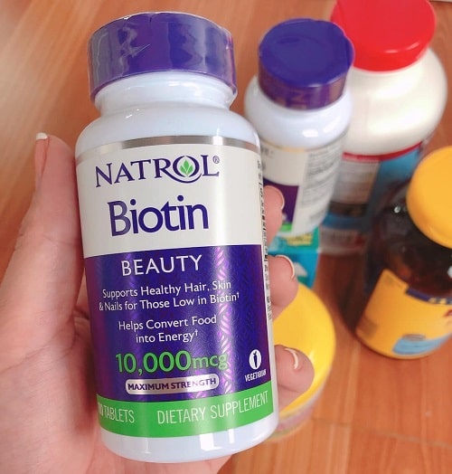Mọc tóc Natrol Biotin Beauty 10000 mcg review-2