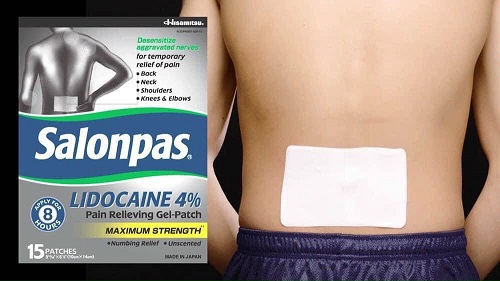 Miếng dán giảm đau Salonpas Lidocaine 4% review-7