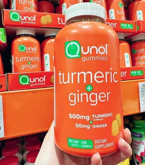 Tinh nghệ và gừng Qunol Turmeric and Ginger Gummies review-4