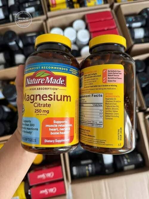 Vì sao cần biết cách dùng Viên uống Nature Made Magnesium Citrate 250mg của Mỹ đúng chuẩn tăng hấp thu?