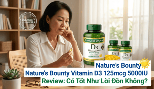 Nature’s Bounty Vitamin D3 125mcg 5000IU Review: Có Tốt Như Lời Đồn Không?