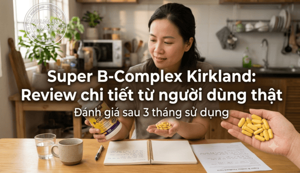 Super B-Complex Kirkland Review chi tiết từ người dùng thật