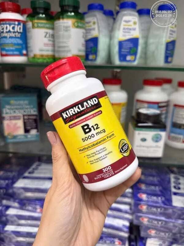 Vitamin B12 5000mcg Kirkland có tác dụng gì?